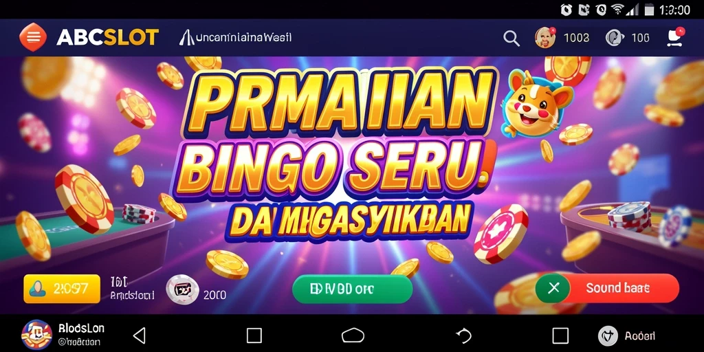Tangkapan layar menampilkan gameplay Bingo yang seru dan penuh aksi.
