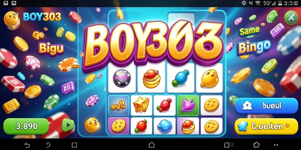 Tangkapan layar permainan BOY303 menampilkan aksi Bingo yang seru.