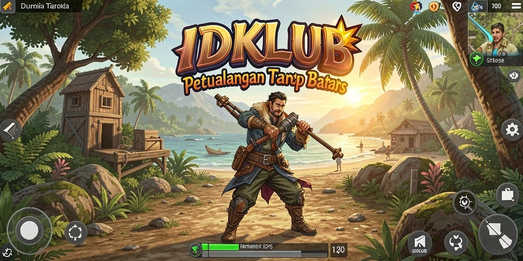 Gameplay IDKLUB yang mendebarkan dan memikat di dunia terbuka.