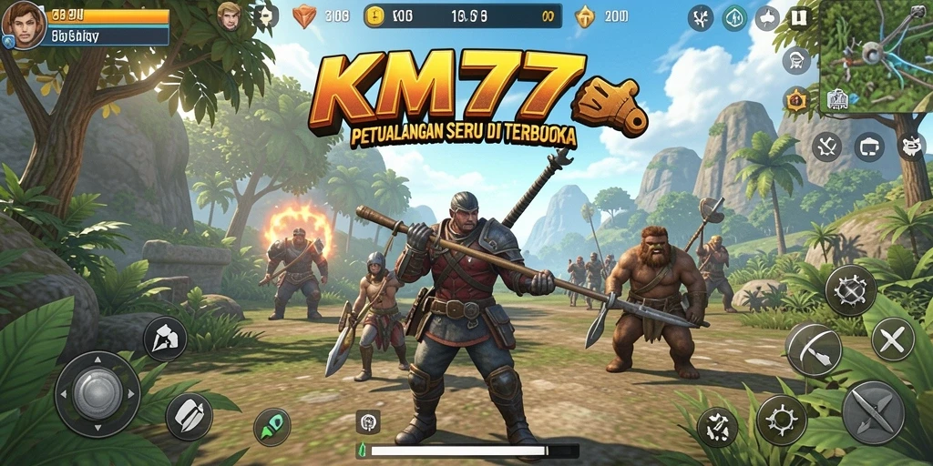 Gameplay seru di dunia terbuka yang penuh petualangan.