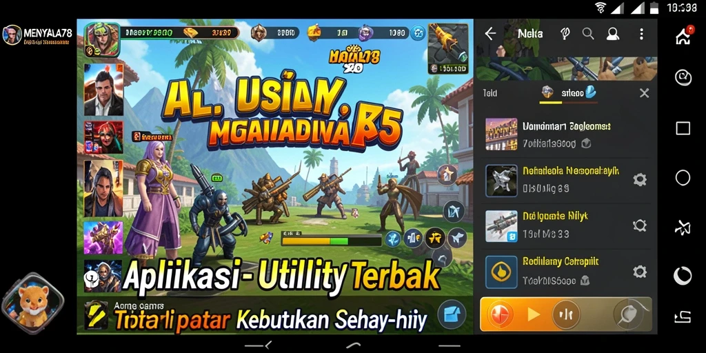 Tampilan menarik dari aplikasi MENYALA78 yang memberikan kemudahan pengguna.