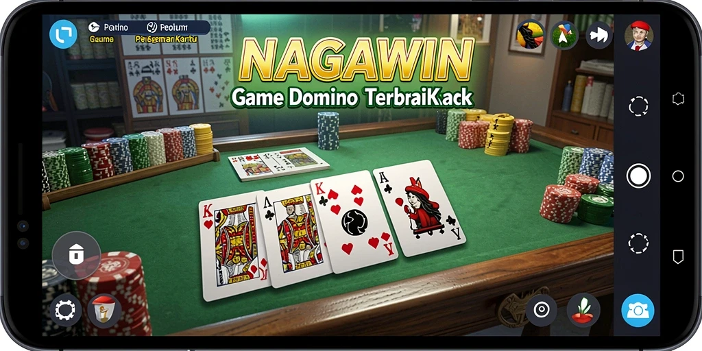 Tampilan gameplay NAGAWIN yang seru dan interaktif.