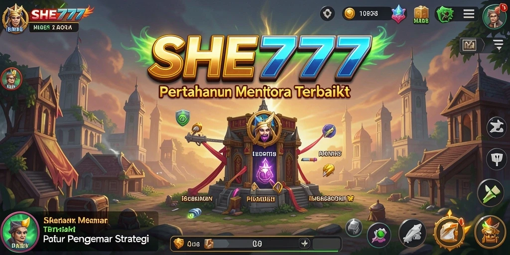 Screenshot utama menampilkan aksi seru dalam gameplay Tower Defense.