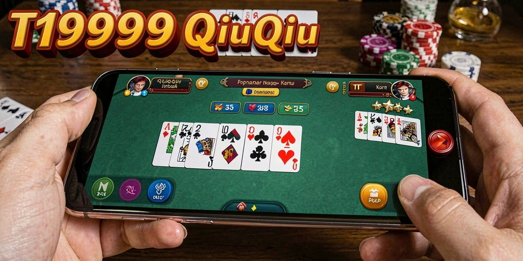 Tampilan menarik saat memainkan QiuQiu dalam T9999.